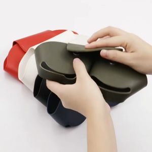 【Local Warehouse】High Quality PU Earphone Bag Anti Scratch Protective Cover Pouch for Airpods Max Headset New Soft Against Falling and Scratching Durable for Airpods Max Earphone Leather Case Earphone Smart Protective Cover Earphone Accessories