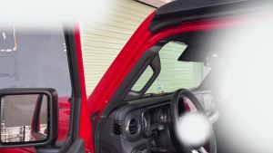 SHINEKA Front Door Waterproof Rubber Seal Strips for Jeep Wrangler JL 2024 Up/for Jeep Gladiator JT 2024 Up Interior Accessories