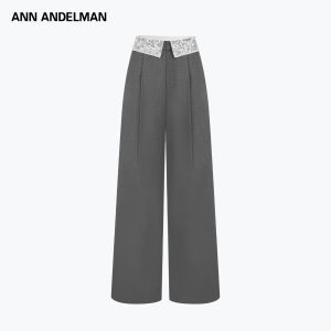 ANN ANDELMAN | Commuter-friendly versatile straight leg lace waistband pants