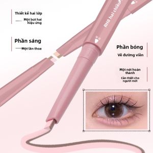 Chì Kẻ Mắt 3D Hai Màu Mới 2025 Chì Kẻ Mắt Sáng Màu Hai Mảng Chì Kẻ Mắt Hai Trong Một Chì Kẻ Mắt Dạng Keo