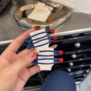 Korean Style Sweet Little Heart Hair Clips Womens 2025 New High End BB Clips Bangs Clips Stylish One Word Clips Hair Accessories