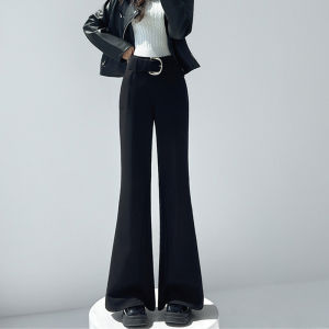 La Chapelle | Insulated Retro Wool Flare Trousers for Women