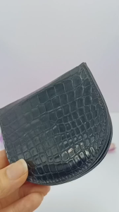 [ Woosilver ] Ví Da Si Nhật - Kiểu Dáng Nắp Gập - VDCS-013