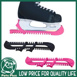 ★Same Day Shipping★ Adjustable Ice Skate Blade Protector Cover Soft and Non Slip Blade Skate Guards Protective Figure Skating Sports Accessories Skates-Blade-Guard-Black