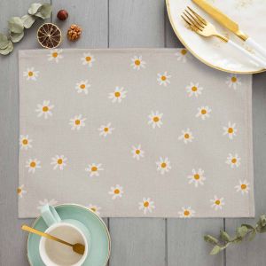 1-Piece [Bohemian Floral] Print Placemat Practical & Durable Home Kitchen Placemat