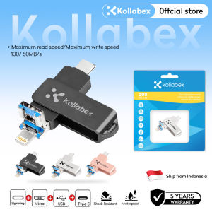 Kollabex 2TB Flshdisk OTG Flash Drive for i Phone 3 in 1 USB3.0 High Speed 1TB Pendrive 2TB Memory Stick Waterproof U Disk Metal Pendrive for i Phone/Android/PC