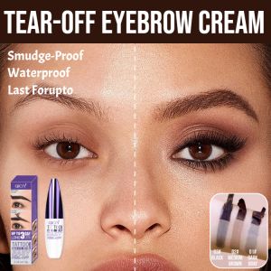 Semi-Permanent Anti-Smudge Tear-Off Eyebrow Cream Waterproof Long-Lasting Eyebrow Cream Eyebrow Dyeing Cream Long Lasting Easy To Use