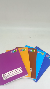Hodeso Composition Hot Colors Notebook A5 (148x200mm) | 80 Leaves | Soft Cover Writing Pad for Grade School & Students | Bright Vibrant Pastel Colors | Cute & Durable School Supplies | Lined Pages for Notes Journaling & Daily Use | New Colors