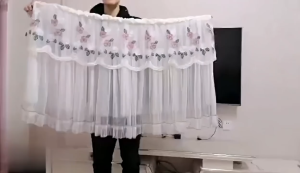 TV cover 32 Inch 42 Inch 55Inch Hanging  Dust Cover Embroidery  TV Cover  Protective Cover