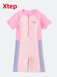 XTEP | Professional Girls Childrens Swimsuit One-Piece Training Suit