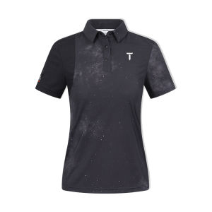 EUROPEAN TOUR | Cool and UV Protection Short Sleeve T-Shirt Polo Shirt