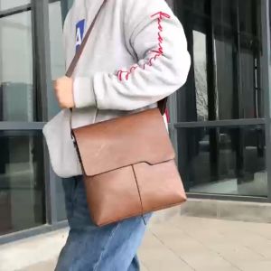 KOREAN LEATHER 2IN1 SHOULDER BAG FOR MEN 308