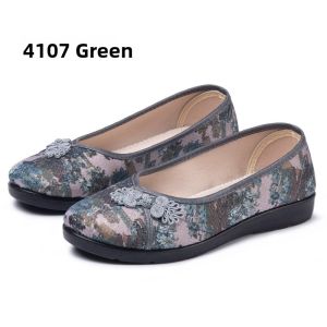 SHIPAILUO | Comfortable Anti-Slip Soft Bottom Single Shoes For Middle-Aged And Elderly Spring Autumn New Arrival Mom Shoes Beijing Style Cloth Shoes