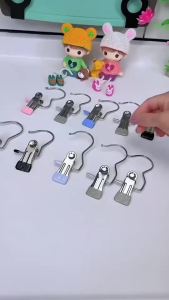 ม้แขวนเสื้อสแตนเลส อเนกประสงค์ (พร้อมคลิปหนีบ) - จัดเก็บเสื้อผ้า/ถุงเท้า/ผ้าเช็ดตัว/หมวก คลิปกันลื่น G2869