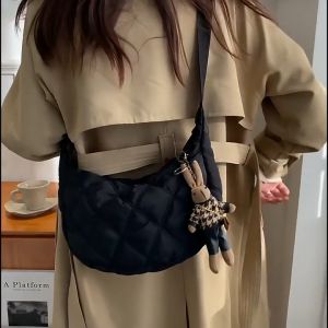 🍁 กระเป๋าสะพายข้างผู้หญิง 🍁 SDOGB661 💕 2 สี ดีเทล 💕 ตารางเก๋ๆ 💕 กระเป๋าคล้องแขนสวยๆ