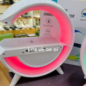 Loa Bluetooth Chữ G Âm Thanh Hay - Đèn Led Xịn Loa Không Dây Thông Minh Tích Hợp Đèn Led Âm Thanh Chuẩn