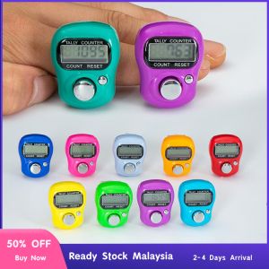 Finger Counter Digital Counter - LED Electronic Counter LCD Display Digit Finger Ring Mini Touch Button Handheld Tally Counter Clicker