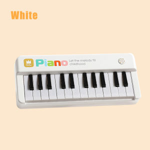 Mini Electronic Keyboard Piano for Kids 24 Keys Toddler Piano Multifunction Musical Educational Instrument Toy with Light