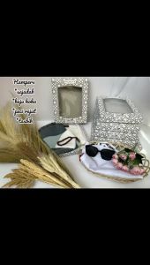 Hampers/Parcel/Souvernir koko sajadah kuba peci tasbih pplus box