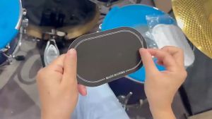 2pcs Patch Bass Drum Kick Pad & Drum Protector