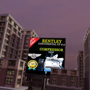 BENTLEY CONTINENTAL GT 6.0 V8 7SEU16C 7PK OEM NEW COMPRESSOR/ KOMPRESOR (CAR AIRCOND SYSTEM)