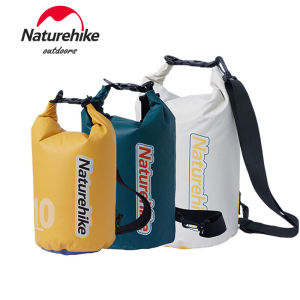 Naturehike 10L/15L/25L Drifting Waterproof Bag Outdoor Sport PVC Dry Bag Storage Bag Waterproof Snorkeling Swimming Bag Trace River Waterproof Backpack