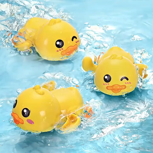 [SG STOCK] Wind-Up Bath Toys (Bundle of 3) | Turtle Duck & Dolphin | Swimming Water Fun for Boys & Girls
