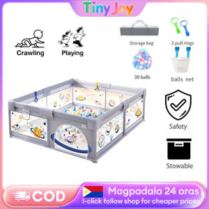 Playpens For Baby Safe Breathable with Stainless Steel Frame & Mesh Fence Easy Storage & Anti-Slip Base