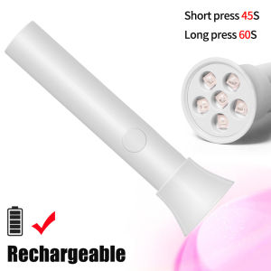 DUTRIEUX | 18W Mini UV LED Nail Lamp Portable Nail Lamp Fast Drying Curing Light for Gel Polish No Black Hands 6 Lamps UV Lamp