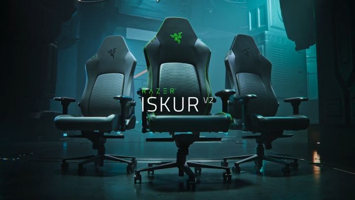 Razer Iskur V2 Gaming Chair (เก้าอี้เกมมิ่ง) Adaptive Lumbar Support ...