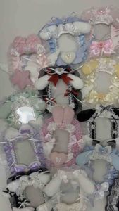 Kpop Ins style photocard holder photocard toploader DIY transparent photocard protection photocard holder photo frame 卡套 蕾丝卡套 DIY卡套 小卡保护套 照片保护套