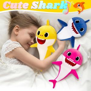 Baby Cute Plush Toy Plush Shark Toy That Sings with Music and Luminous Light is The Best Birthday Gift for Children
