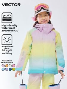VECTOR | Waterproof Windproof Thickened Insulated Children Ski Suit