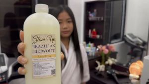 1Liter Brazilian Blowout Original Keratin with Collagen Hair Icare Soft and Glow Up Treatment