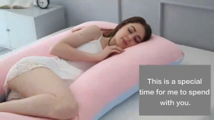 Maternity Pregnant Pillow Extra Large - Comfortable Soft Multifunctional with Detachable Crystal Velvet Pillowcase