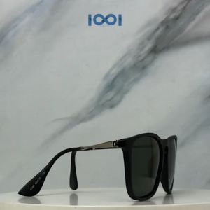 IOOI Eyewear - Kacamata Kotak Segi Empat Hitam Sunglasses TR90 PC Pria Wanita 4187