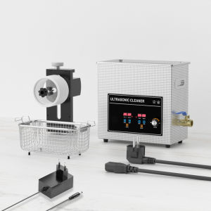 6L Vinyl Record Ultrasonic Cleaner Mechanical Controller with Bracket Set for Wash EP 7 LP 12 Inch Label Saver Aluminum CNC Made