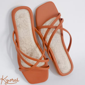 Kyoree Fiore Sandal Flat Wanita - Sandal Printing