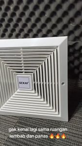 Sekai MVF1091 Kipas Angin Hexos Fan & Exhaust Fan Plafon - 10 inch (25 cm) - FREE ONGKIR Jabodetabek