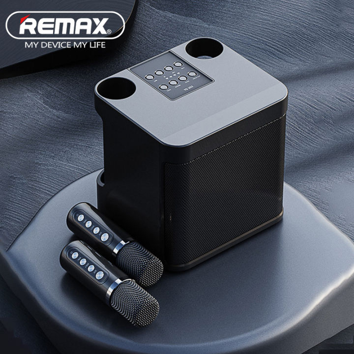 Remax Wireless Bluetooth Dual Microphone Karaoke Speaker 3D Stereo ...