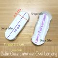 [Isi90-100] Cake Case Laminasi Oval Lonjong Tahan Minyak / Paper Cup Case Laminasi Oval Lonjong / Kertas Alas Kue Laminasi Oval Lonjong Windmill Strawberry / Paper Cup Case Laminating Oval Lonjong Kincir Strawberi. 