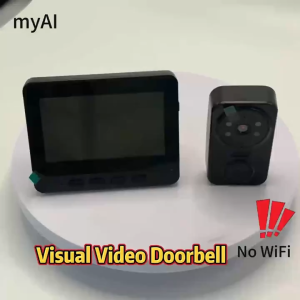 PGST Wireless Visible Doorbell Display Screen Intelligent Two-Way Talkback Video Surveillance