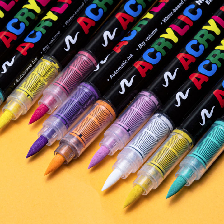 Direct liquid acrylic marker soft-head non-pressing student graffiti