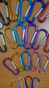 Carabiner Hooks 10pcs/15pcs/20pcs Aluminum Alloy Camping Tools Carabiner for Keys and Bags