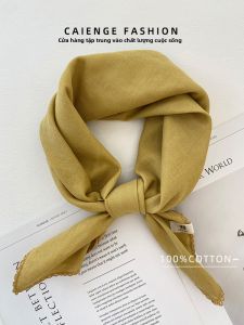 CAIENGE | Khăn Quàng Cổ Thời Trang Cotton Mềm 2 Lớp