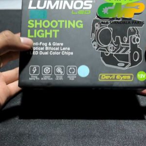 Lampu Sorot LUMINOS Q5 Pro Led Lensa White Yellow Ice Blue Super Terang