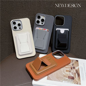 iPhone Card Hold Stand Case Silicone Protective Cover Anti-Fall Support Bracket for Apple iPhone 13 12 11 pro Max