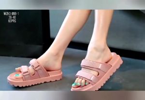WALKINGSHOW NEW Korean Summer Muffin Thick Bottom slippers for women #2069