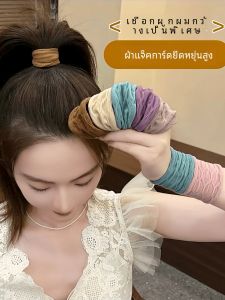 ยางรัดผมหนาไม่มีรอยต่อสำหรับผู้หญิง ยางรัดผมยางยืดสุดนิ่มแบบหนาใหม่ปี 2024 ยางรัดผมแบบหนาสำหรับผู้หญิงที่สวมใส่สบายและทนทาน