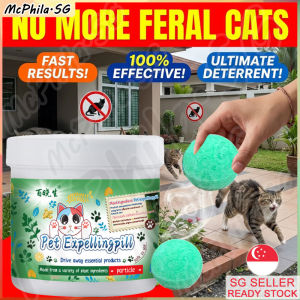 ⚡SG stock⚡ 5pcs/bottle Cat repellent ball / Stop cat poop scratch / Cat deterrent / Cat repellant for home outdoor car